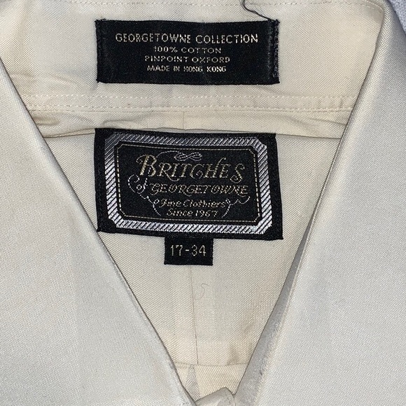 🥰 Britches of Georgetowne Dress Shirt with Bow tie - Picture 2 of 4